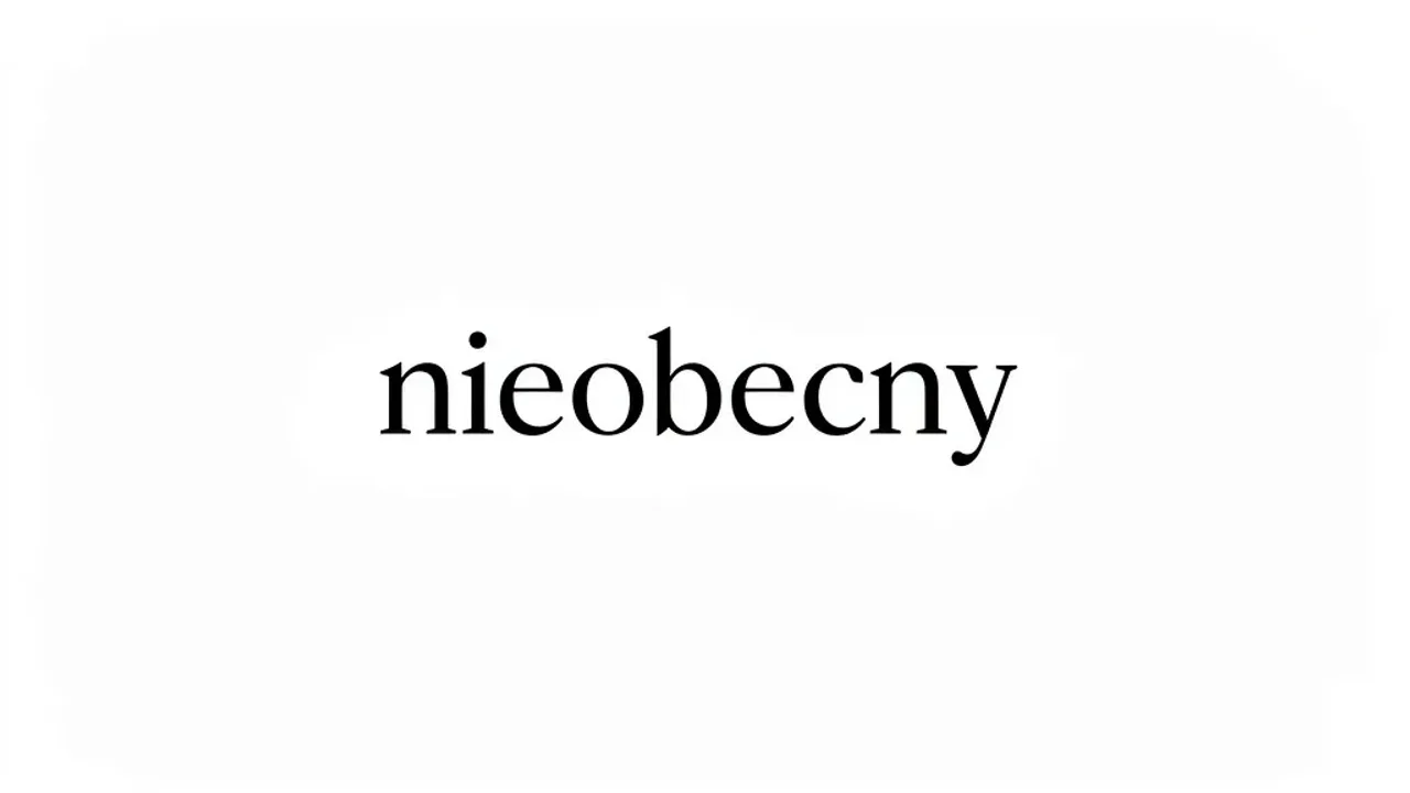 Słowo „nieobecny” piszemy zawsze razem