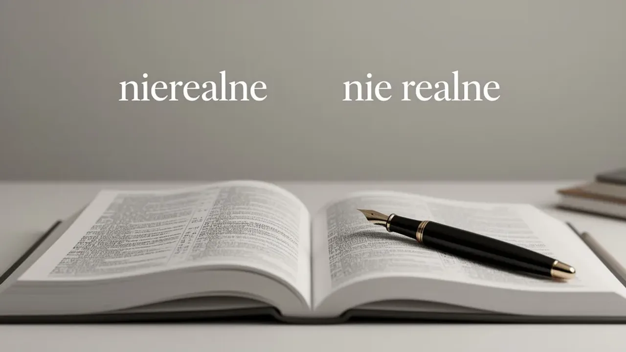 Nierealne czy nie realne? Praktyczne zasady pisowni dla każdego